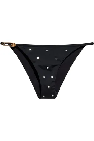 VERSACE Bas de bikini à ornements en cristal