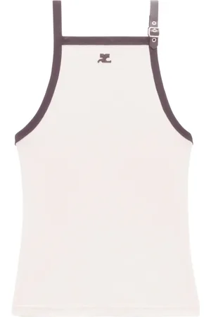 Courrèges Débardeur à détail de boucle