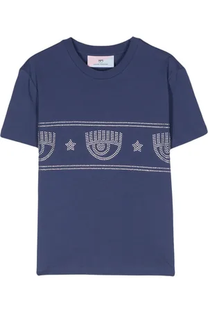 Chiara Ferragni T-shirt en coton à détail de clou Logomania