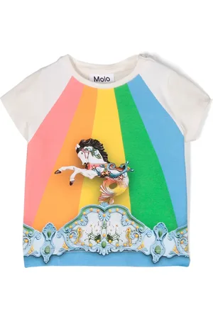 Molo T-shirt en coton à imprimé graphique