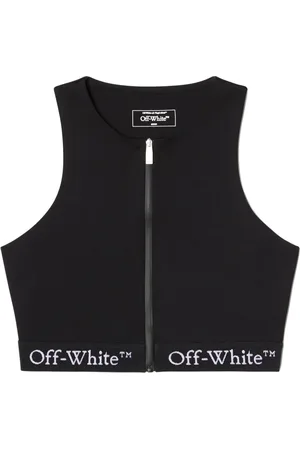 OFF-WHITE Haut à bande logo