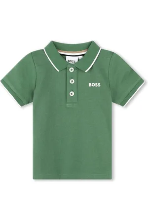 HUGO BOSS Polo en coton à logo imprimé