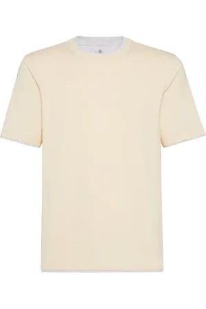 Brunello Cucinelli T-shirt à détail superposé