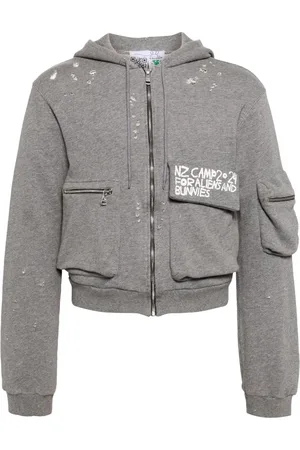 Natasha Zinko Veste à logo imprimé
