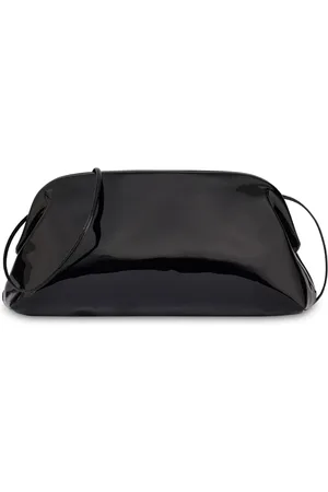 Serafini Pochette en cuir à fini verni