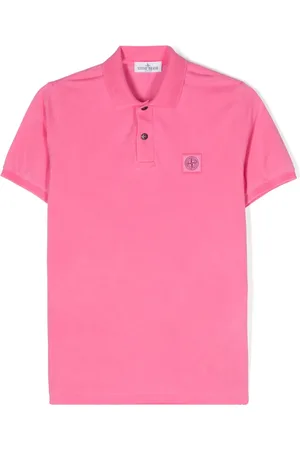Stone Island Polo en coton à patch Compass