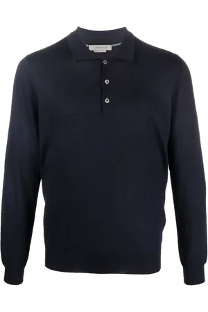 corneliani Polo en laine à manches longues