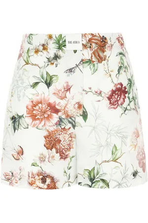 The Attico Short en coton à fleurs