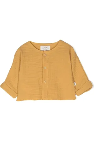 TEDDY & MINOU Cardigan en seersucker à boutonnière