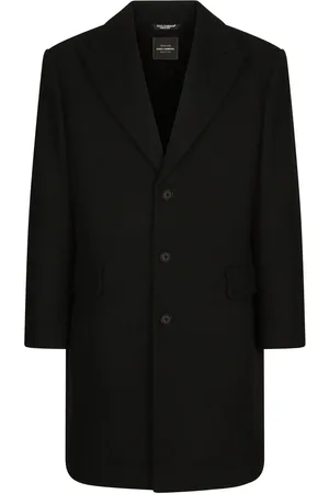 Dolce & Gabbana Manteau en laine à simple boutonnage