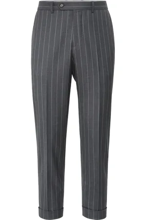 Brunello Cucinelli Pantalon de costume à rayures