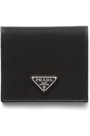 Prada Portefeuille Re-Nylon à logo triangle
