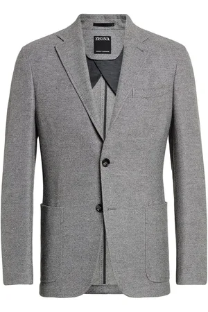 Ermenegildo Zegna Blazer en laine mélangée à simple boutonnage