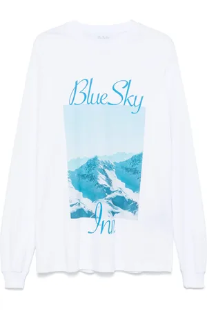 BLUE SKY INN T-shirt à imprimé photographique