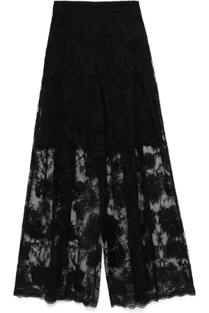 ERMANNO SCERVINO Pantalon palazzo en dentelle