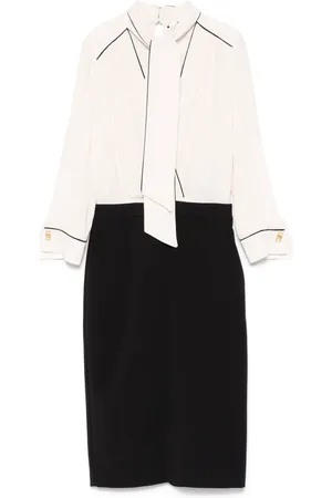 Elisabetta Franchi Robe mi-longue en georgette