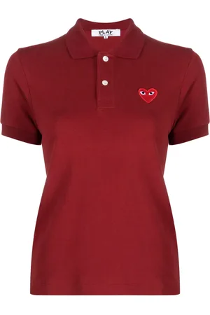 Comme des Garçons Polo à logo brodé