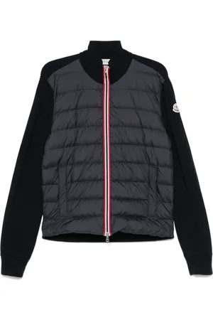 Moncler Cardigan à empiècements matelassés