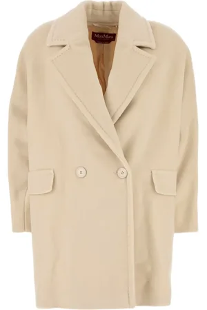 Max Mara Manteau en laine à boutonnière croisée