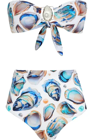 Brigitte Bikini à imprimé coquillages