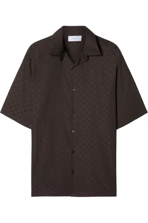 OFF-WHITE Chemise Damier Cot en jacquard