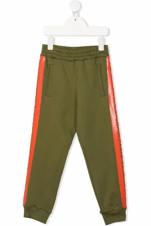 Balmain Pantalon de jogging à bandes logos