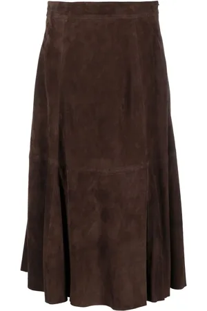 Ralph Lauren Jupe en peau d