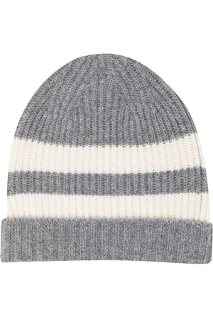 Cashmere In Love Bonnet en cachemire Bibi à rayures