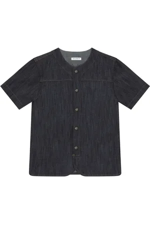 Dolce & Gabbana Chemise en jean à logo brodé