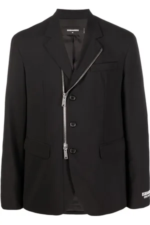 Dsquared2 Veste zippée à logo imprimé