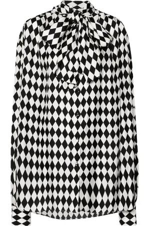 Balmain Foulard en soie à motif géométrique