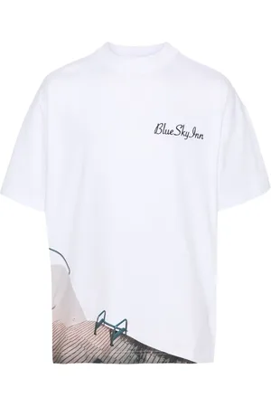 BLUE SKY INN T-shirt en coton à imprimé graphique