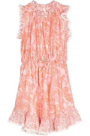 ZIMMERMANN Robe plissée Ottie à motif cachemire