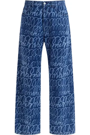 Marni Pantalon ample à motif Scribble