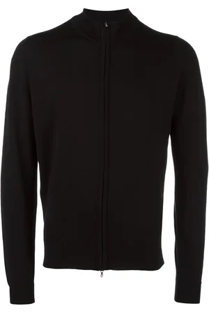 JOHN SMEDLEY Pull zippé à coutures structurées