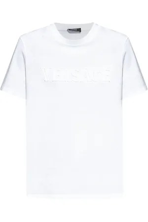 VERSACE T-shirt brodé à franges