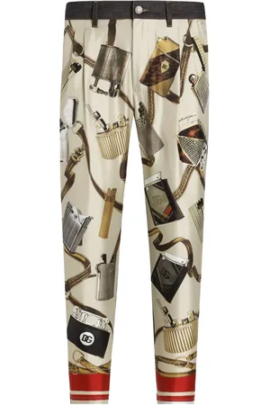 Dolce & Gabbana Jean droit à empiècements patchwork