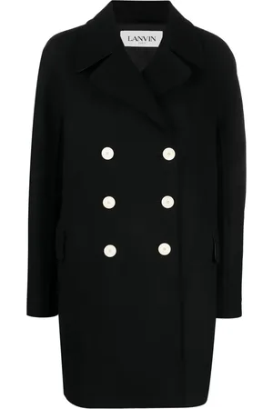 Lanvin Manteau en laine à boutonnière croisée