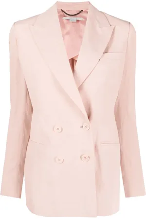 Stella McCartney Blazer croisé à revers pointus