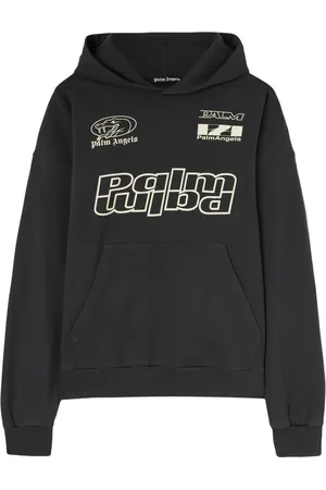 Palm Angels Hoodie à imprimé peau de serpent