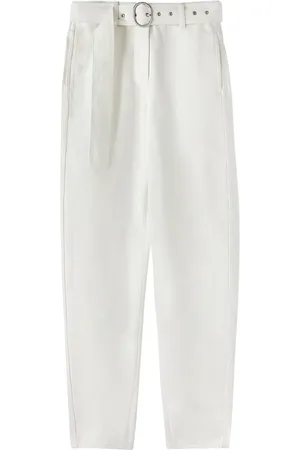 Jil Sander Jean ample à taille haute