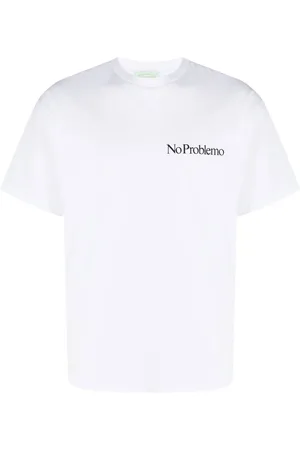 ARIES T-shirt en coton à imprimé No Problemo