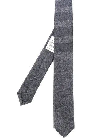 Thom Browne Cravate à détail 4 bandes signature