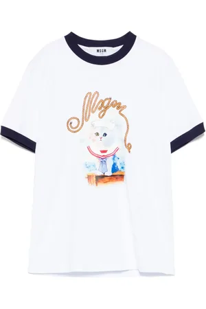 Msgm T-shirt à imprimé graphique