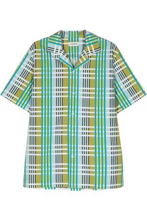 Lanvin Chemise en coton à carreaux