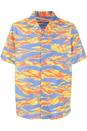 Maharishi Chemise imprimée à col officier