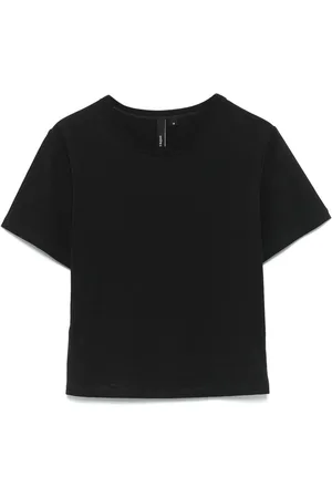 Entire Studios T-shirt crop en jersey