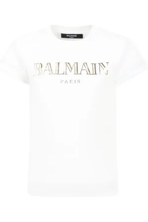 Balmain T-shirt à logo imprimé