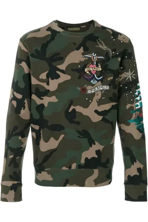 VALENTINO GARAVANI Sweat à imprimé camouflage