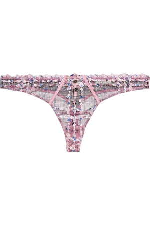 FLEUR DU MAL String Gabrielle à broderies